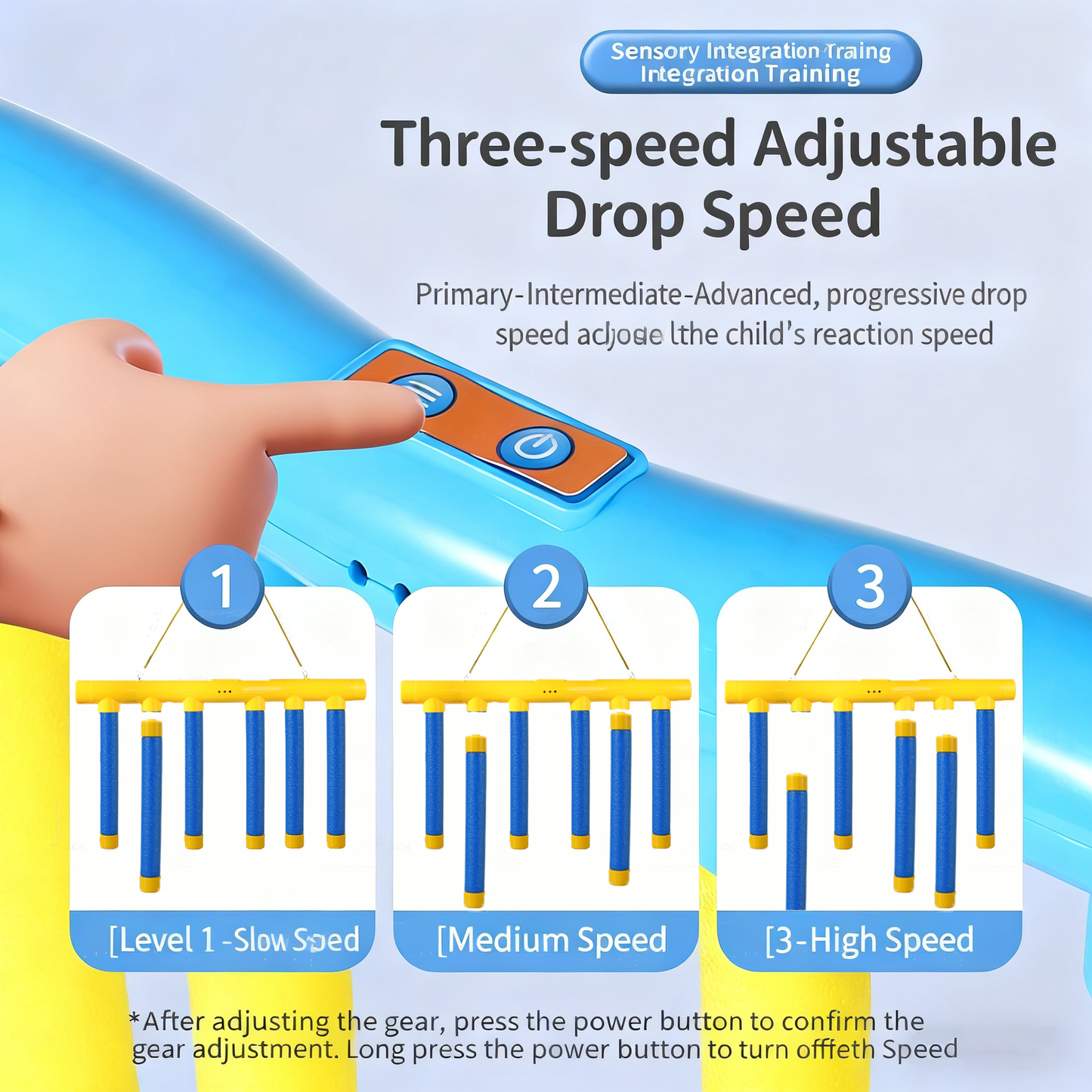 NESLEMY™Reaction Time Training Toy - Falling Sticks Challenge, Hand Eye Coordination Game for Kids and Adults