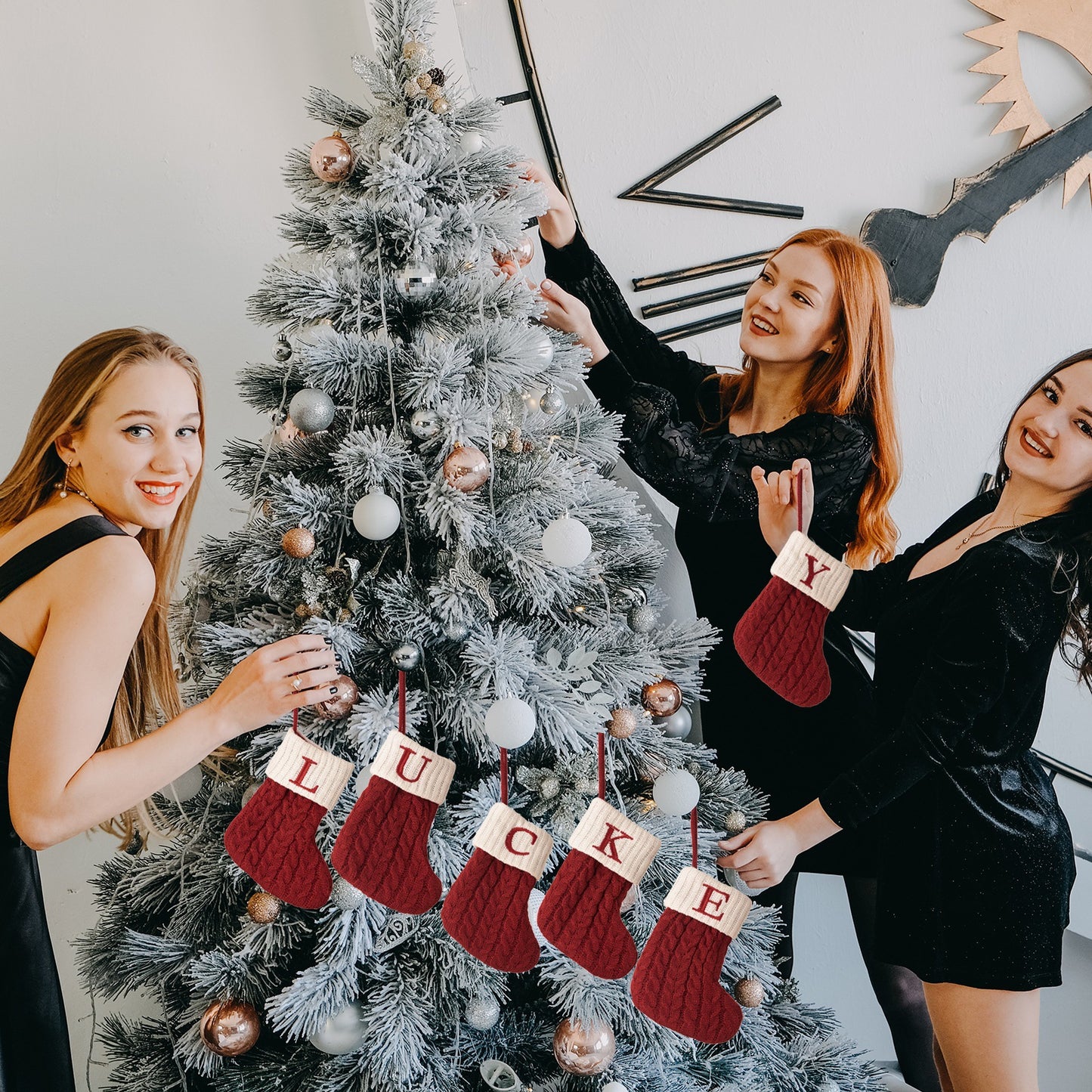 🎅Letter Christmas stockings🎄