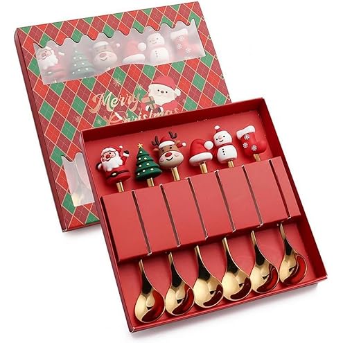 🎅Holiday Magic Utensil Collection - 4 Festive Designs (Santa & Friends)🎄