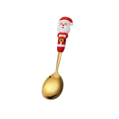 🎅Holiday Magic Utensil Collection - 4 Festive Designs (Santa & Friends)🎄