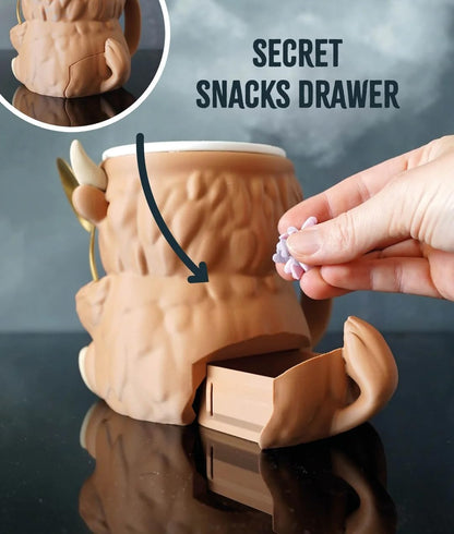 🐮🍦 NESLEMY™ Highland Cow Ice Cream & Snack Mug 🍪☕