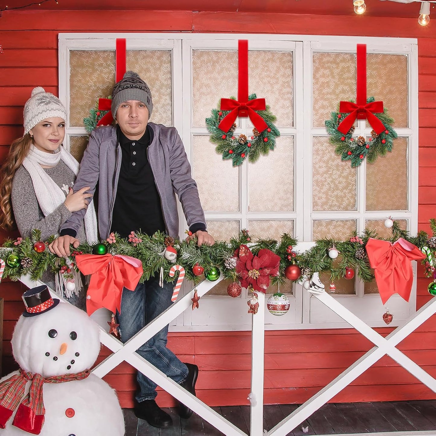 Cozy Christmas Charm: Adorn Your Home with Wreath Ornaments